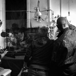 Borondo_SUBSTRATUM, backstage at Studio Luce, _ph.Anna Faragona (43)